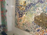‘’Undersea Alter’’ ~ 7’ x 8’ ~ Located in Upstairs Laundry Lab & Full Bathroom ~ Floor is also mosaic design - Under Sea Shower