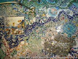 ‘’Undersea Alter’’ ~ 7’ x 8’ ~ Located in Upstairs Laundry Lab & Full Bathroom ~ Floor is also mosaic design - Under Sea Treasure